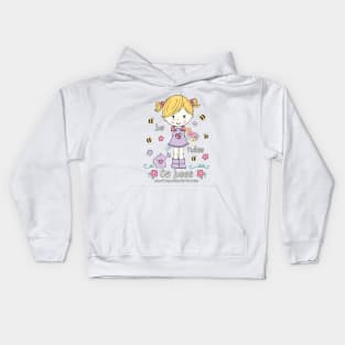 Save The Bees Be Nice To Bees Kids Hoodie